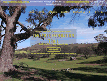 Tablet Screenshot of lavenderfederationtrail.org.au